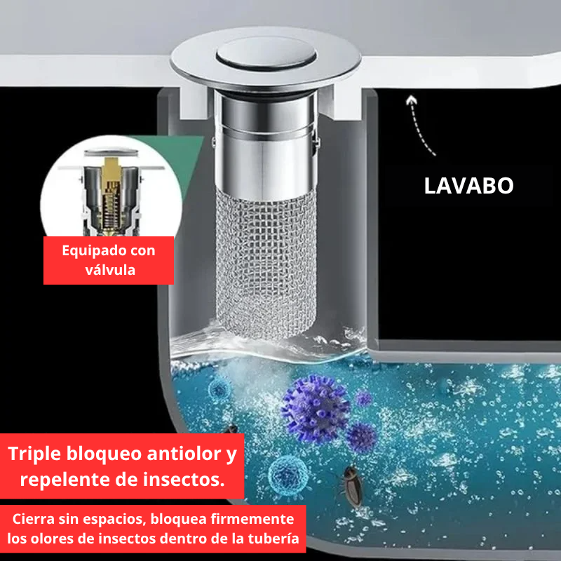 Tapon Filtro De Acero Inoxidable